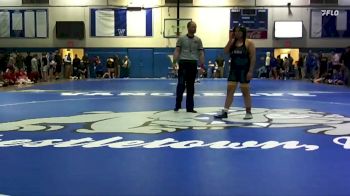 Girls 185 lbs Cons. Semi - Jamileth Hernandez-Hernandez, Oak Grove High School vs Leaha Denham, Oak Grove High School