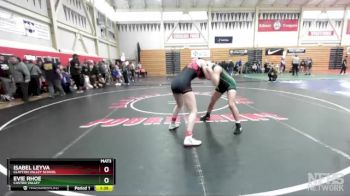 135 (137) Champ. Round 1 - Evie Rhoe, Castro Valley vs Isabel Leyva, Clayton Valley School