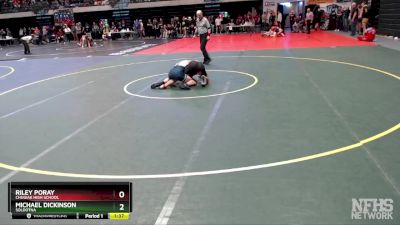 140 lbs Champ. Round 1 - RILEY PORAY, Chugiak High School vs Michael Dickinson, Soldotna