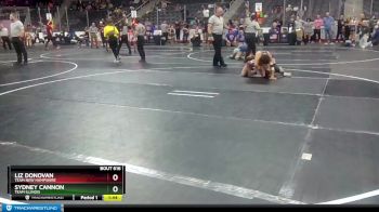 117 lbs Quarterfinal - Liz Donovan, Team New Hampshire vs Sydney Cannon, Team Illinois