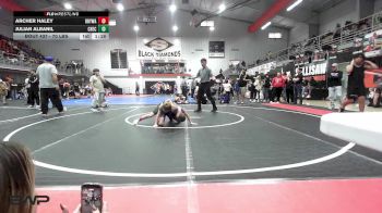 70 lbs Rr Rnd 3 - Archer Haley, Broken Bow Youth Wrestling vs Julian Albanil, Checotah Matcats