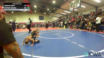 49 lbs Rr Rnd 1 - Dawson Smith, Sallisaw Takedown Club vs Stetson Manuel, Blackwell Wrestling Club