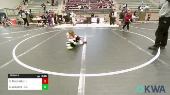 40 lbs Rr Rnd 4 - Onan McElrath, Owasso Takedown Club vs Bryer Williams, Locust Grove Youth Wrestling