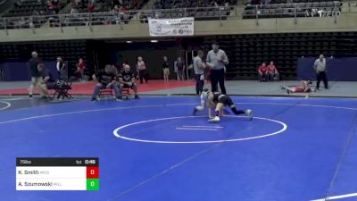 75 lbs Semifinal - Koleman Smith, Media, PA vs Aaron Szumowski, Millstone, NJ