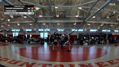 165 lbs Quarterfinal - Jakob Smith, Colorado School Of Mines vs Walker Heckendorf, Western Colorado