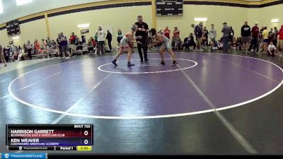 86 lbs Cons. Semi - Harrison Garrett, Bloomington South Wrestling Club vs Ken Weaver, Contenders Wrestling Academy