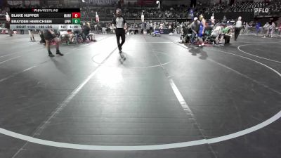 160 lbs Quarterfinal - Blake Hupfer, Manville vs Brayden Hinrichsen, Upper Township