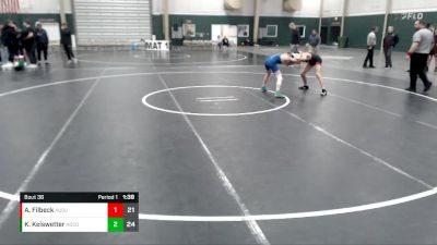 106 lbs Placement Matches (16 Team) - Kaleb Keiswetter, Norton Community vs Asher Filbeck, Augusta