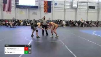 170 lbs Quarterfinal - John Abrahamson, Alaska Avalance Gold vs Braeden Harvey, Techs In The City