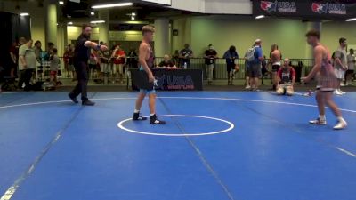 140 lbs Cons. Quarters - Kooper Kovnesky, Headwaters Wrestling Academy vs George Seaburg, Red Cobra Wrestling Academy