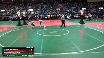 138 lbs Champ. Round 3 - Logan Krooner, OCGA vs Richard Welshans, MFJ3
