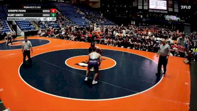 215 lbs Finals (8 Team) - Kurt Smith, Rockton (Hononegah) vs Joseph Favia, Aurora (Marmion Academy)