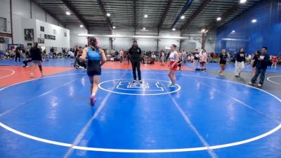 135 lbs 3rd Place - Alyssa Aiello, Duro Wrestling Club - HSG vs Haley Gonzales, Crash GWC - HSG