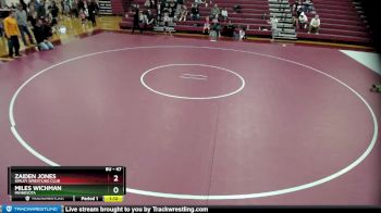 47 lbs Round 1 - Zaiden Jones, Simley Wrestling Club vs Miles Wichman, Minnesota