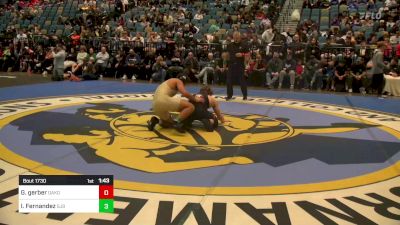 175 lbs Final - Gideon Gerber, Oakdale vs Isai Fernandez, St John Bosco