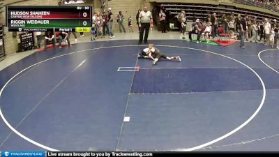 50 lbs Cons. Round 3 - Riggin Weidauer, WESTLAKE vs Hudson Shaheen, Canyon View Falcons