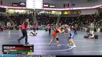 120 lbs Cons. Round 4 - Brynn Miller, Pleasantville vs Brett Harklau, Humboldt