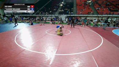 140 lbs Semis - Koi Sims, Nevada vs Clover Williams, Oklahoma