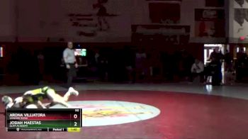 106 lbs 1st Place Match - Josiah Maestas, SLAM Academy vs Arona Villiatora, Shadow Ridge
