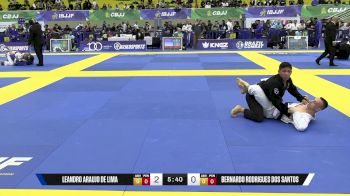 Bernardo Rodrigues Dos Santos vs Leandro Araujo De Lima 2025 Brasileiro Jiu-Jitsu IBJJF