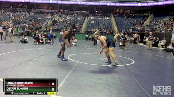 4A 190 lbs Champ. Round 1 - Deyari El-Amin, Hillside vs Logan Shoemaker, Alexander Central