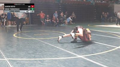 126 lbs Consolation - Aaron Boyd, Abbeville vs Drew Timmerman, Ninety Six