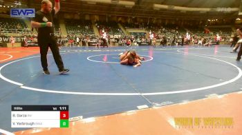 110 lbs 3rd Place - Brooklynn Garza, RedWave Wrestling vs Vivienne Yarbrough, Gracie Barra Westchase