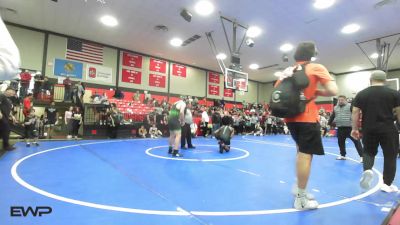 215 lbs Quarterfinal - Kyron Cope, Muskogee vs Zack Comer, Gore Public Schools