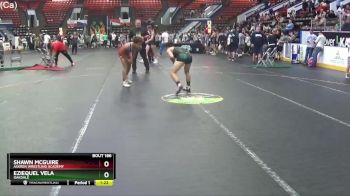 125 lbs Champ. Round 2 - Eziequel Vela, Oakdale vs Shawn McGuire, Askren Wrestling Academy