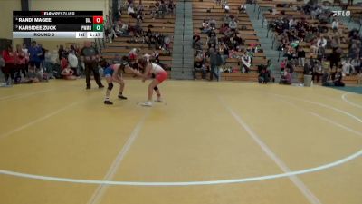 115 lbs Round 3 - Karsidee Zuck, Jesup Mat Club vs Randi Magee, Baldwin-Woodville