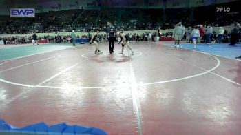 96 lbs Quarterfinal - Brody McNac, Bristow vs Gabriel Calvillo Hebensperger, Norman JH