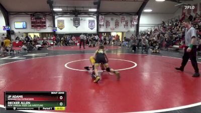 Cons. Semi - Jp Adams, Washington Matbackers vs Decker Allen, New London Tiger Cub Wrestling