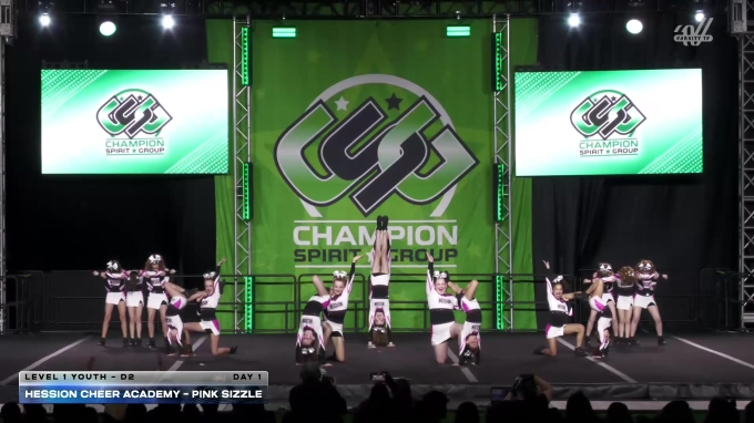 Hession Cheer Academy - Pink Sizzle [2026 L1 Youth - D2 Day 1] 2026 CSG ...