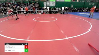 145 lbs Semifinal - Matthew Masch, Roy C Ketcham vs Jason Hood, Ponaganset