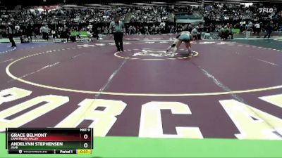 107 lbs Cons. Round 5 - Grace Belmont, Capistrano Valley vs Andelynn Stephensen, Juab