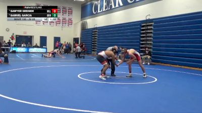 JV-25 lbs Round 2 - Sawyer Greiner, Williamsburg vs Samuel Garcia, Grinnell