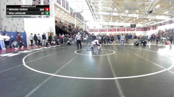 150 lbs Quarterfinal - Michael Korch, Chelmsford vs Will LaVallee, Saint John's Prep