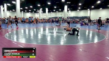 138 lbs Semis & 1st Wrestleback (8 Team) - Cooper Franklin, Alburnett vs Yianni Marinis, Funky Monkey