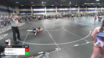 109 lbs Consi Of 8 #2 - Maddie Behmer, Element vs Marlina Martinez, Salem Elite WC