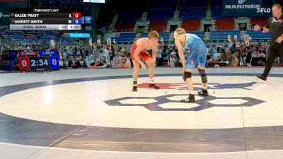 113 lbs Cons. Semis - Kaleb Pratt, IL vs Jarrett Smith, MI