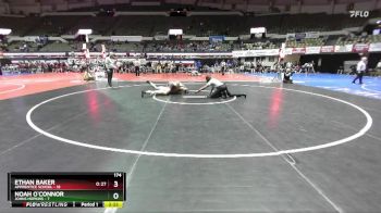 174 lbs Semis & Wb (16 Team) - Ethan Baker, Apprentice School vs Noah O`Connor, Johns Hopkins