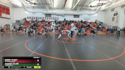 190D Round 1 - Avery Posey, Wyoming Indian vs Haeden Blair, Thermopolis