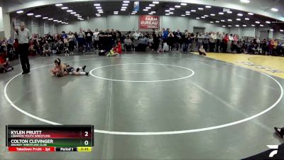 59 lbs Cons. Round 3 - Colton Clevinger, Grundy Wrestling Club vs Kylen Pruitt, Lebanon Youth Wrestling