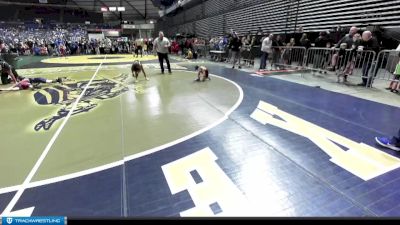 53 lbs Champ. Round 1 - Severyn West, White River Hornets Wrestling Club vs Roman Carter, Mat Demon Wrestling Club