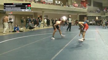 152 Championship Bracket Champ. Round 3 - Braden Shoemaker, Brandon Valley vs Aiden Mincey, Simley