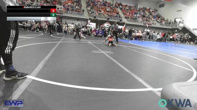 55 lbs Consi Of 4 - Copper Dewey, Tulsa Blue T Panthers vs Levi Ellis, Tulsa North Mabee Stampede