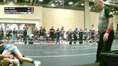 132 lbs Consi Of 32 #2 - Joel Jurado, Valiant College Prep vs Carl Andrade, Iron Forge WC