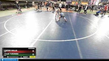 113 lbs Semifinal - Carter Wallis, MO vs Tyler Turzinski, MN