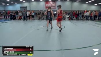 126 lbs Quarterfinal - Brady Hand, Machine Shed Wrestling vs Ian Ramsey, Virginia Team Predator