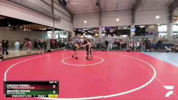 106 lbs Cons. Round 2 - Lincoln Powell, All American Wrestling Club vs Brayden Bomar, Rio Vista Wrestling
